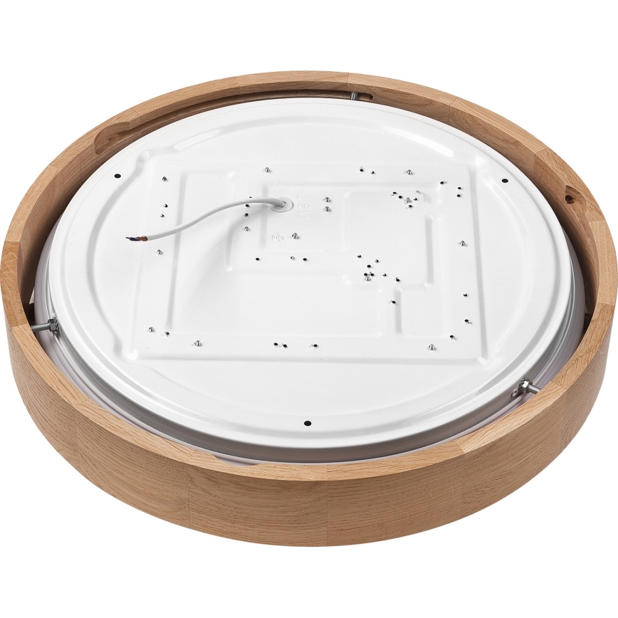 Brilagi - LED Ceiling light MANAROLA SIMPLE LED/24W/230V 3000K oak d. 41 cm
