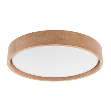 Brilagi - LED Ceiling light MANAROLA SIMPLE LED/24W/230V 3000K oak d. 41 cm
