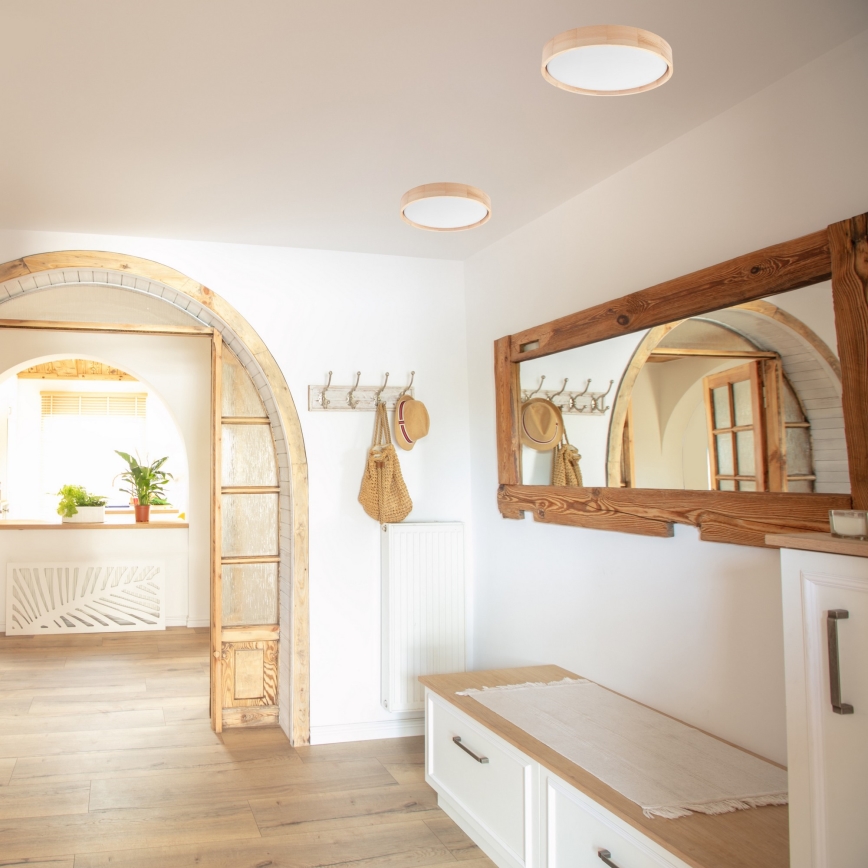 Brilagi - LED Dimmable ceiling light MANAROLA SMART LED/24W/230V 2700-6500K d. 41 cm Wi-Fi + remote control Tuya