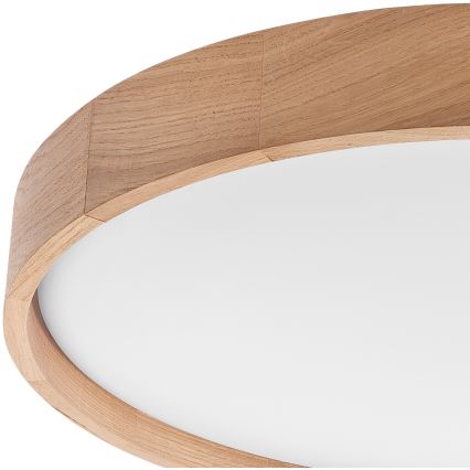 Brilagi - LED Dimmable ceiling light MANAROLA SMART LED/36W/230V 2700-6500K oak d. 51 cm Wi-Fi + remote control Tuya