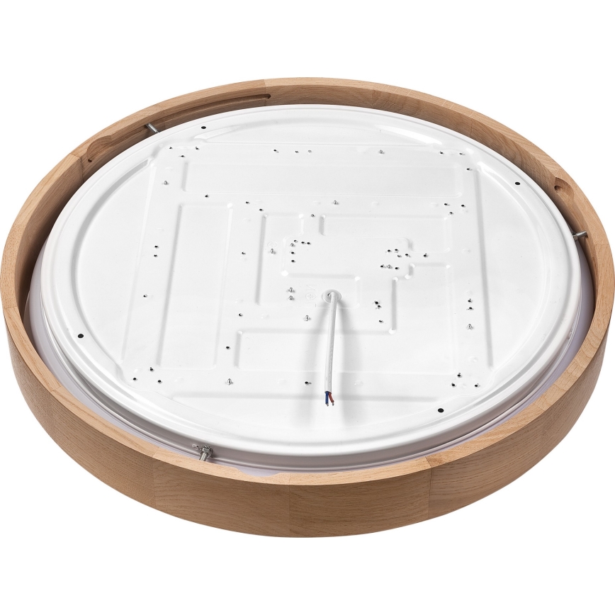 Brilagi - LED Dimmable ceiling light MANAROLA SMART LED/36W/230V 2700-6500K oak d. 51 cm Wi-Fi + remote control Tuya