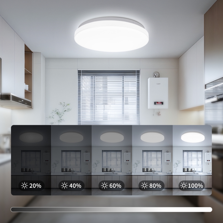 Brilagi - LED Ceiling Light MILKY WAY LED/24W/230V 3000/4000/6500K Ø 38 cm