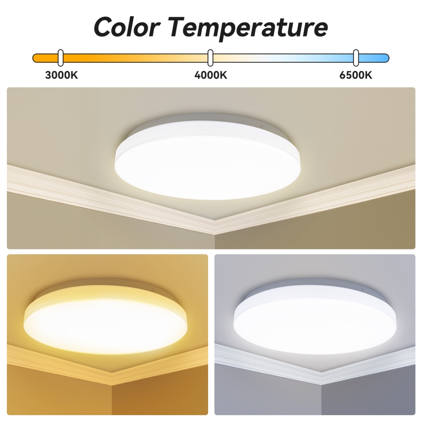 Brilagi - LED Ceiling Light MILKY WAY LED/24W/230V 3000/4000/6500K Ø 38 cm