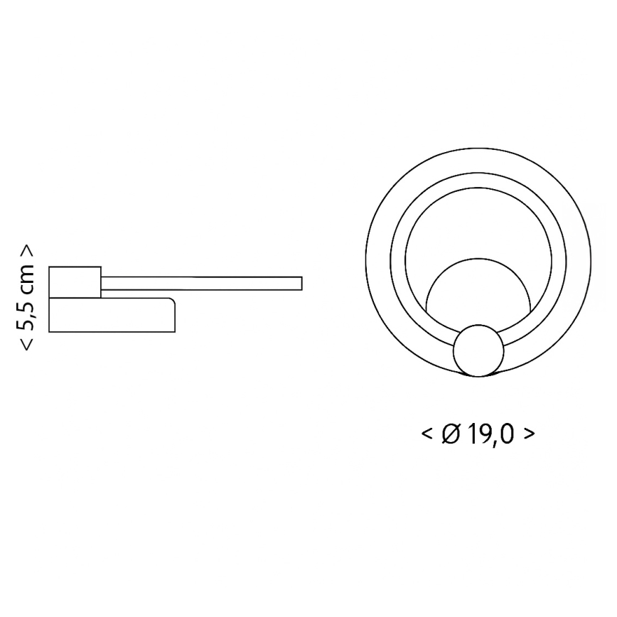 Brilagi - LED Ceiling Light MODERN MINI LED/16W/230V 3000/4000/6000K