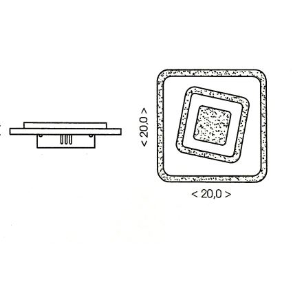 Brilagi - LED Ceiling Light MODERN MINI LED/32W/230V 3000/4000/6000K