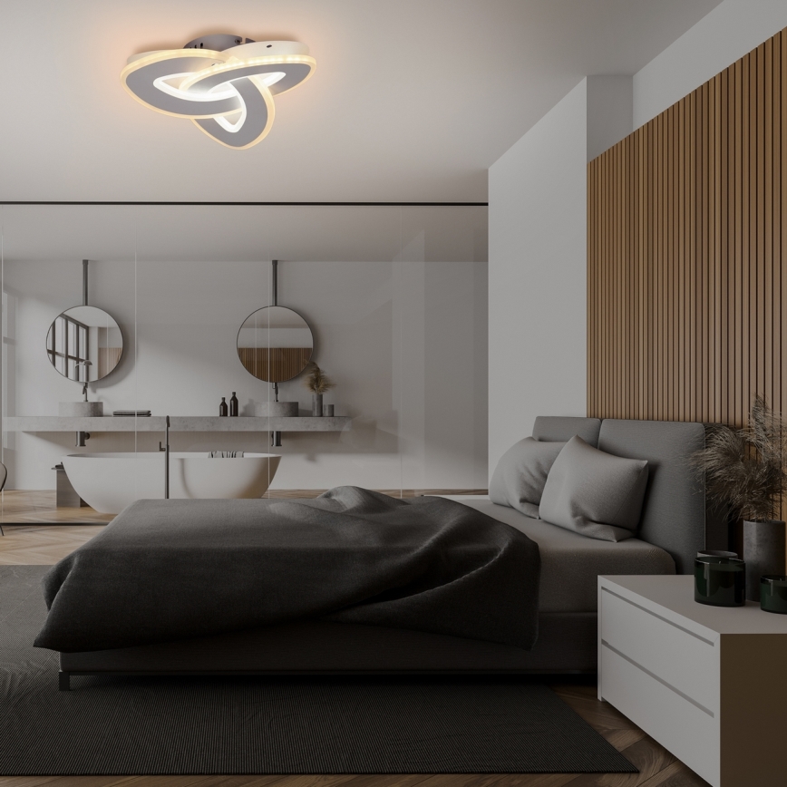 Brilagi - LED Dimmable ceiling light MODERN MINI LED/49W/230V 3000/4000/6000K 30x30 cm + remote control