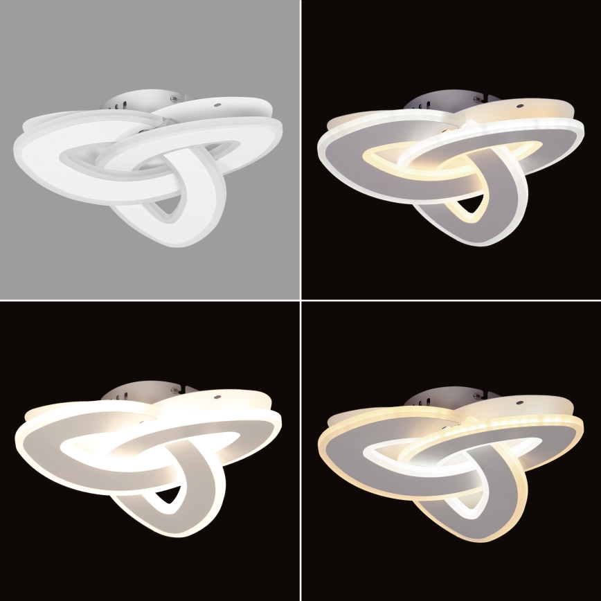 Brilagi - LED Dimmable ceiling light MODERN MINI LED/49W/230V 3000/4000/6000K 30x30 cm + remote control