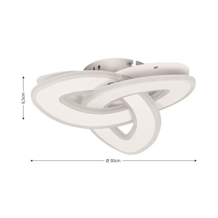 Brilagi - LED Dimmable ceiling light MODERN MINI LED/49W/230V 3000/4000/6000K 30x30 cm + remote control