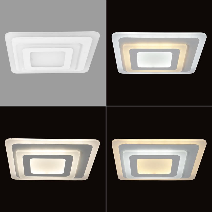 Brilagi - LED Dimmable ceiling light MODERN MINI LED/65W/230V 3000/4000/6000K 37x37 cm + remote control