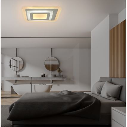 Brilagi - Dimmable LED Ceiling Light MODERN MINI LED/65W/230V 3000-6000K 37x37 cm + Remote Control