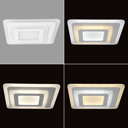 Brilagi - Dimmable LED Ceiling Light MODERN MINI LED/65W/230V 3000-6000K 37x37 cm + Remote Control