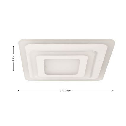 Brilagi - Dimmable LED Ceiling Light MODERN MINI LED/65W/230V 3000-6000K 37x37 cm + Remote Control