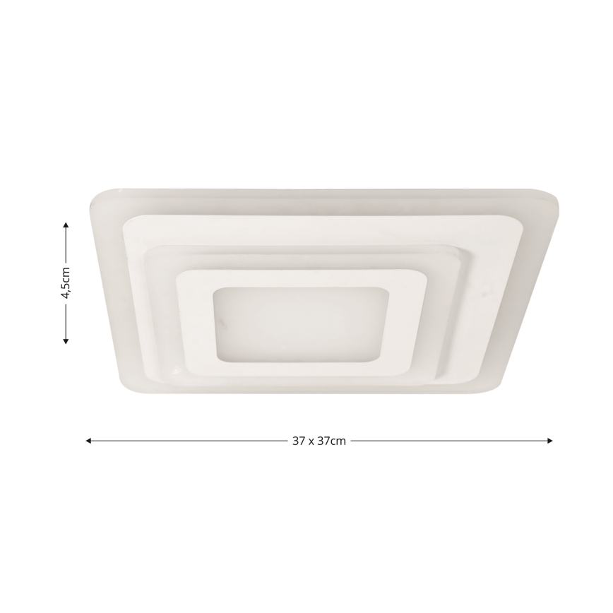 Brilagi - Dimmable LED Ceiling Light MODERN MINI LED/65W/230V 3000-6000K 37x37 cm + Remote Control