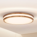 BRILAGI - LED Ceiling light MOLINA LED/24W/230V oak d. 29 cm