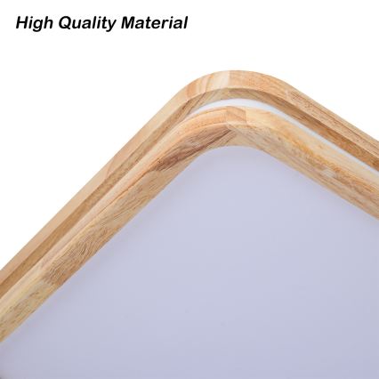 BRILAGI - MOLINA SQUARE LED Ceiling Light 32W/230V 3000/4000/6000K Oak 30x30 cm