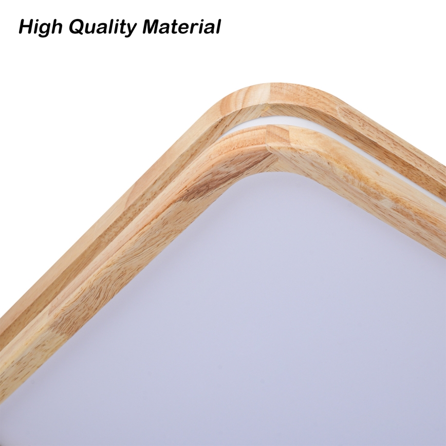 BRILAGI - MOLINA SQUARE LED Ceiling Light 32W/230V 3000/4000/6000K Oak 30x30 cm