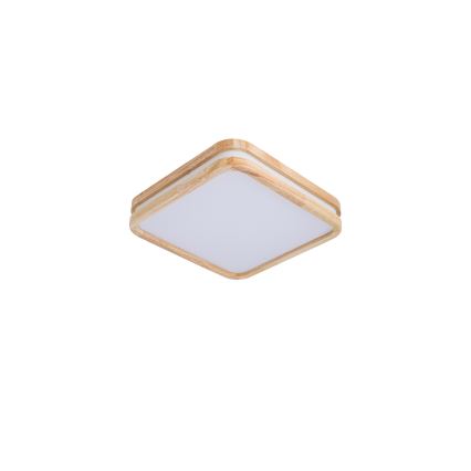 BRILAGI - MOLINA SQUARE LED Ceiling Light 32W/230V 3000/4000/6000K Oak 30x30 cm