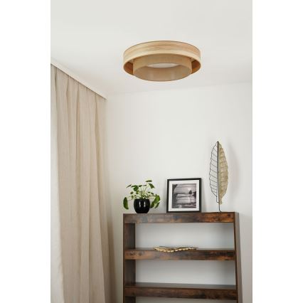 Brilagi - LED Ceiling light MONTANA BOHO LED/26W/230V d. 60 cm brown