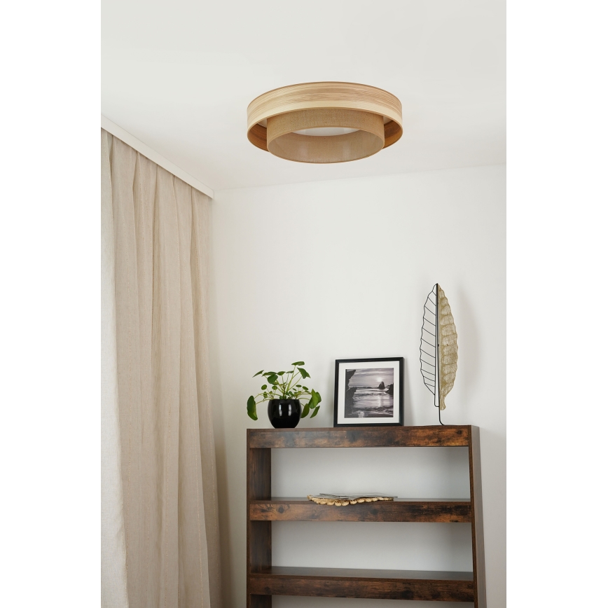 Brilagi - LED Ceiling light MONTANA BOHO LED/26W/230V d. 60 cm brown