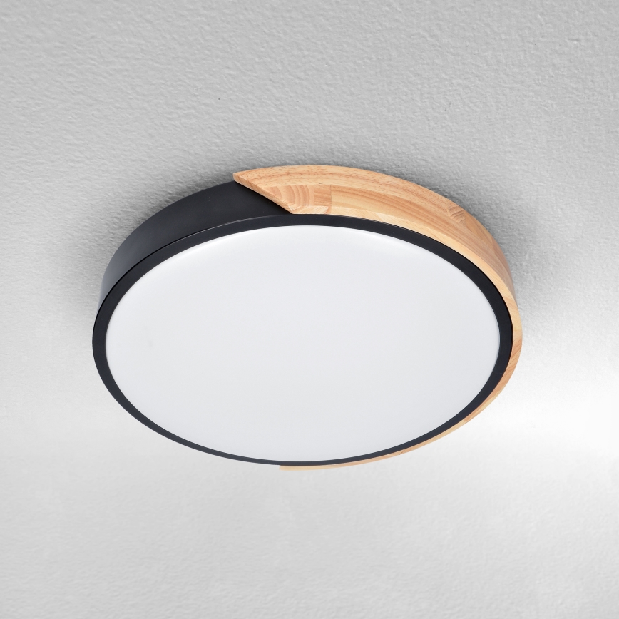 Brilagi - LED Ceiling light PILANA LED/24W/230V oak d. 30 cm