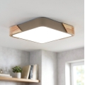 BRILAGI - LED ceiling light PILANA SQUARE LED/24W/230V oak/beige 32x32 cm