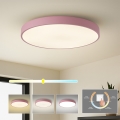 Brilagi - LED Ceiling Light POOL LED/100W/230V 3000/4000/6000K Ø 80 cm pink