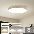 Brilagi - LED Ceiling Light POOL LED/128W/230V 3000/4500/6000K diameter 100 cm beige