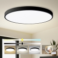 Brilagi - LED Ceiling Light POOL LED/180W/230V 3000/4500/6000K Ø 120 cm black