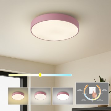 Brilagi - LED Ceiling Light POOL LED/36W/230V 3000/4000/6000K Ø 30 cm pink
