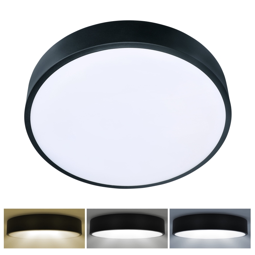 Brilagi - LED Ceiling light POOL LED/36W/230V 3000/4500/6000K d. 30 cm black