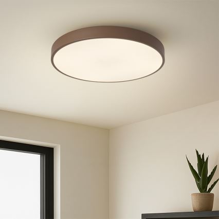 Brilagi - POOL LED Ceiling Light 48W/230V, CCT-selectable 3000/4000/6000K, Ø 40 cm, Brown