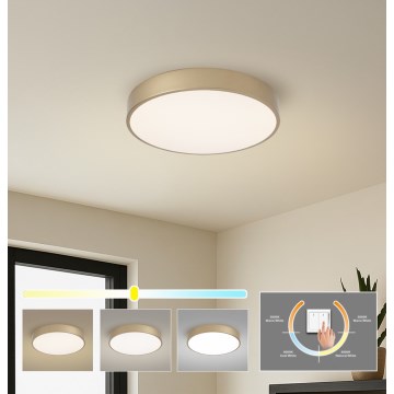 BRILAGI - LED Ceiling Light POOL LED/48W/230V 3000/4000/6000K Ø 40 cm Gold
