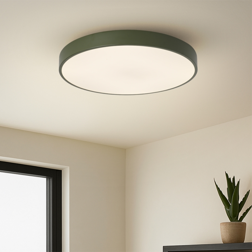 Brilagi - LED Ceiling Light POOL LED/60W/230V 3000/4000/6000K Ø 50 cm Green