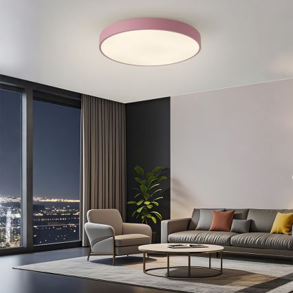 Brilagi - POOL LED Ceiling Light 60W/230V 3000/4000/6000K, Ø 60 cm, Pink