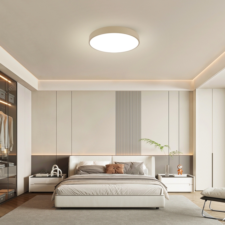Brilagi - LED Ceiling Light POOL LED/60W/230V 3000/4000/6000K Ø 60 cm beige
