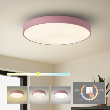 Brilagi - LED Ceiling Light POOL LED/60W/230V 3000/4000/6000K dia. 60 cm pink