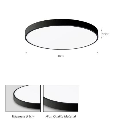 Brilagi - LED Ceiling Light POOL LED/60W/230V 3000/4500/6000K 50 cm