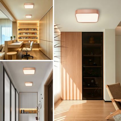 BRILAGI - LED Ceiling light POOL SQUARE LED/36W/230V 3000/4000/6000K 40x40 cm copper