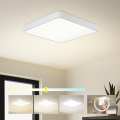 Brilagi - LED Ceiling Light POOL SQUARE LED/36W/230V 3000/4000/6000K 40x40 cm white