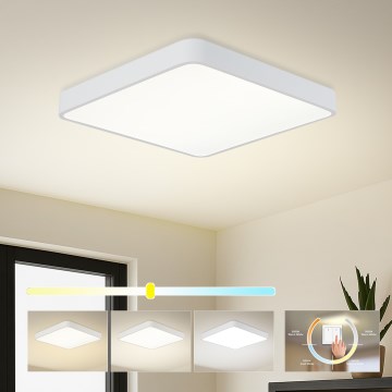Brilagi - LED Ceiling Light POOL SQUARE LED/48W/230V 3000/4000/6000K 50x50 cm white
