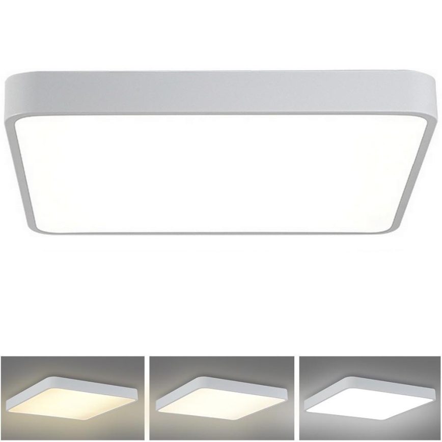 Brilagi - LED Ceiling light POOL SQUARE LED/48W/230V 3000/4500/6000K 50x50 cm white