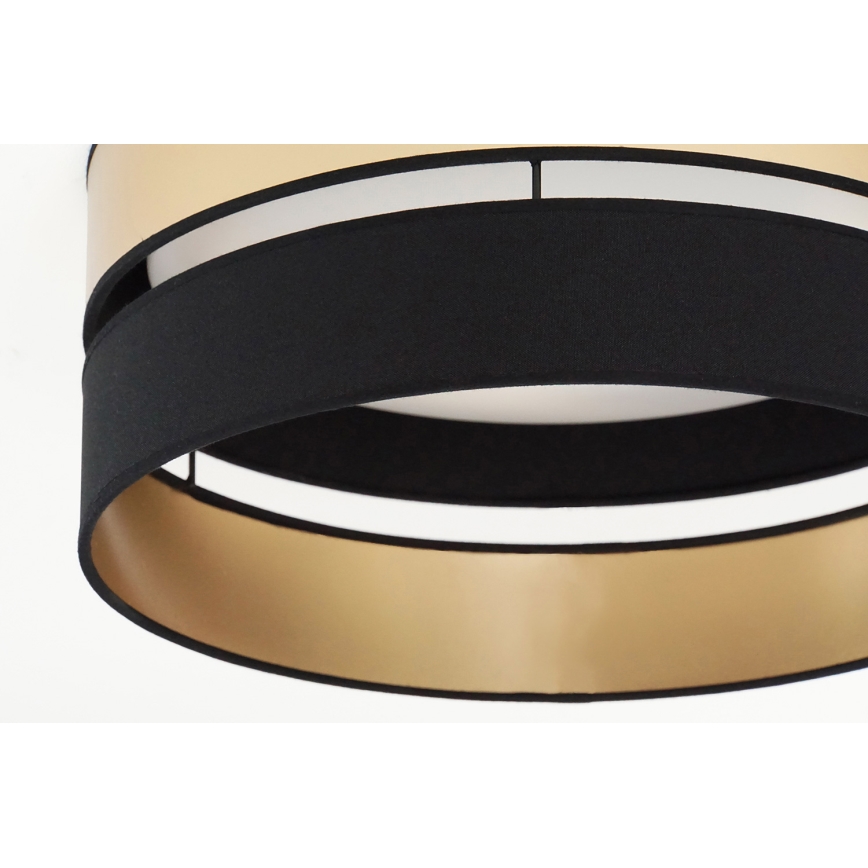 Brilagi - LED Ceiling light ROYAL LED/24W/230V d. 45 cm black/gold