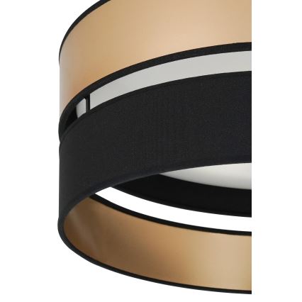 Brilagi - LED Ceiling light ROYAL LED/24W/230V d. 45 cm black/gold