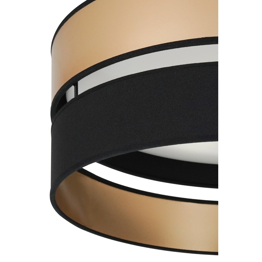 Brilagi - LED Ceiling light ROYAL LED/24W/230V d. 45 cm black/gold