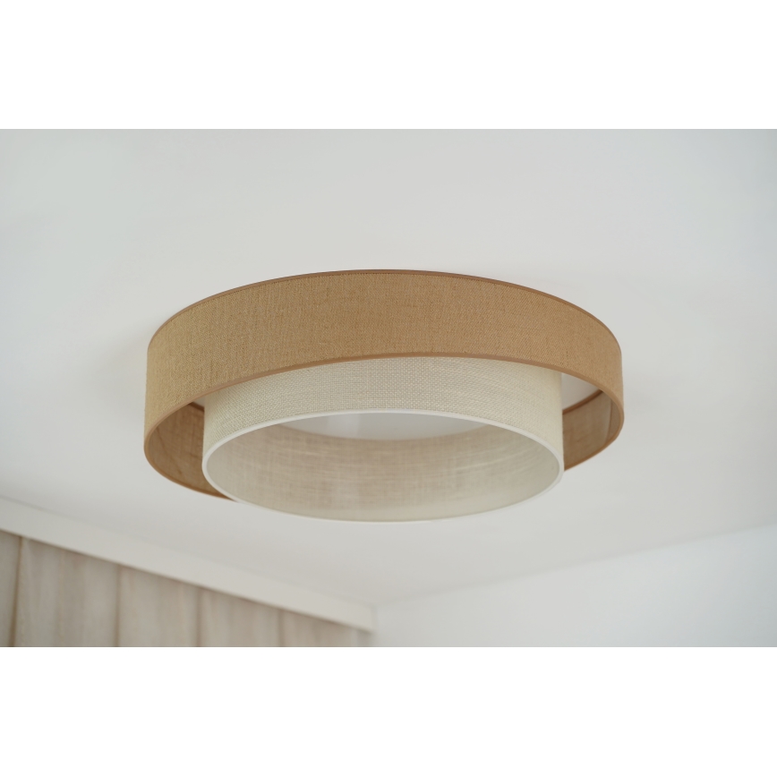 Brilagi - LED Ceiling light SHINE LED/24W/230V d. 60 cm beige/creamy