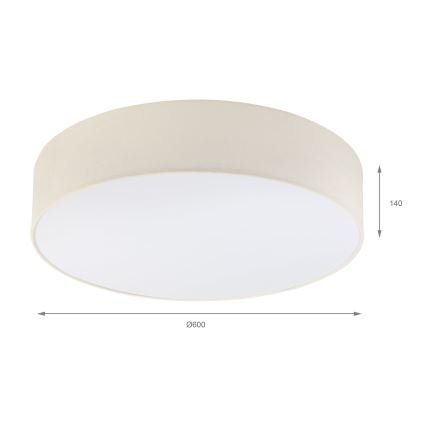 Brilagi - LED Ceiling Light SIRIJA 4xE27/60W/230V, Ø 60 cm, Cream
