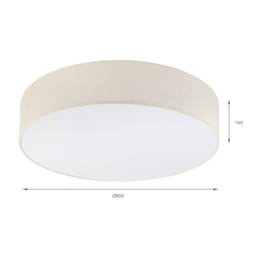 Brilagi - LED Ceiling Light SIRIJA 4xE27/60W/230V, Ø 60 cm, Cream