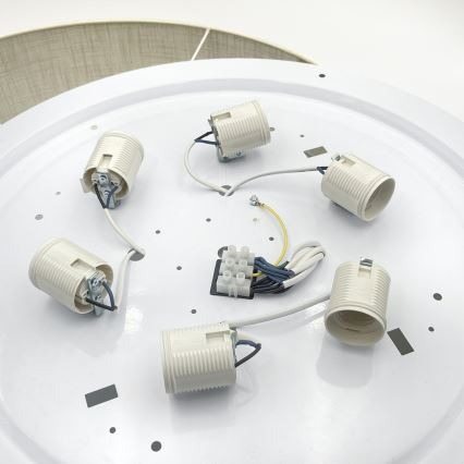 Brilagi - LED Ceiling Light SIRIJA 6xE27/60W/230V Ø 80 cm White