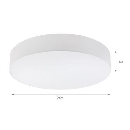 Brilagi - LED Ceiling Light SIRIJA 6xE27/60W/230V Ø 80 cm White