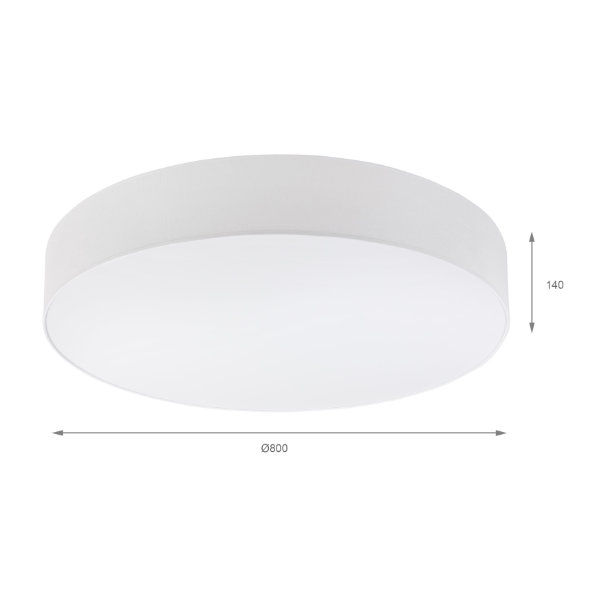 Brilagi - LED Ceiling Light SIRIJA 6xE27/60W/230V Ø 80 cm White